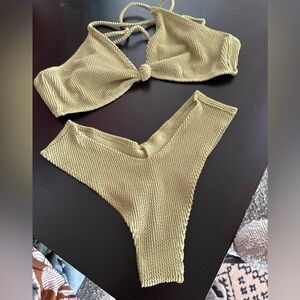 SKATIE 👙 Matcha Green Bikini Set